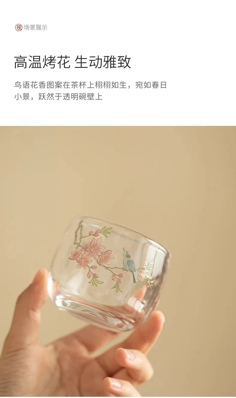 Household tea cup, personal master cup, Kung Fu tea set, heat-resistant tea cup, drinking tea cup