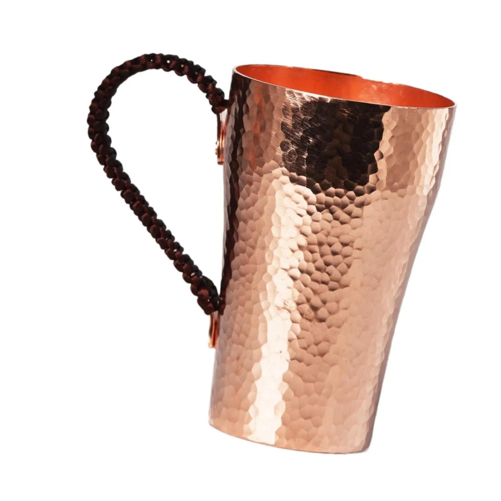 Pure Copper Cup 400ml Artisan Crafted Copper Mug Premium Drink Cup Luxury Coffee Mug for Kitchen Decor