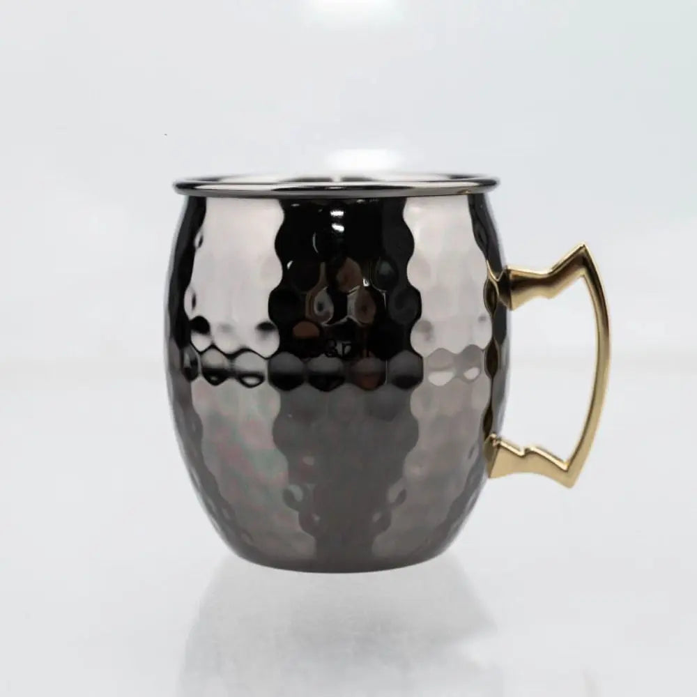 500ml Pure Copper Cup Handcrafted Thickened Mug Cup Moscow Mule Smooth Finish Drum Cup Mules Cocktails Coffee Beer