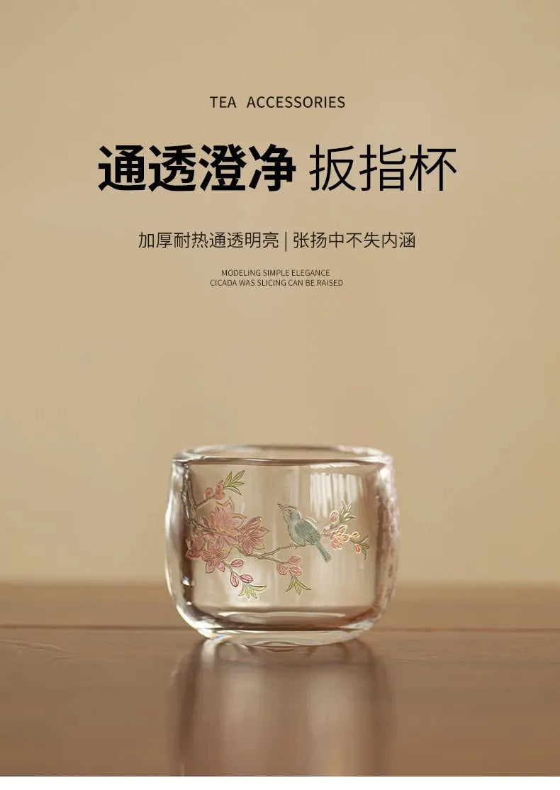 Household tea cup, personal master cup, Kung Fu tea set, heat-resistant tea cup, drinking tea cup