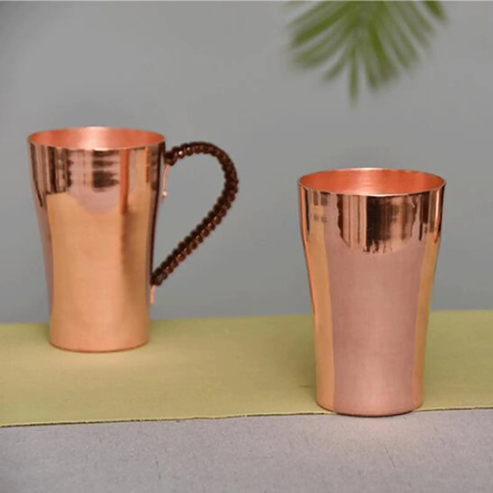 Pure Copper Cup 400ml Artisan Crafted Copper Mug Premium Drink Cup Luxury Coffee Mug for Kitchen Decor