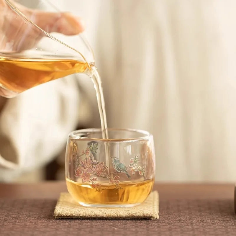 Household tea cup, personal master cup, Kung Fu tea set, heat-resistant tea cup, drinking tea cup