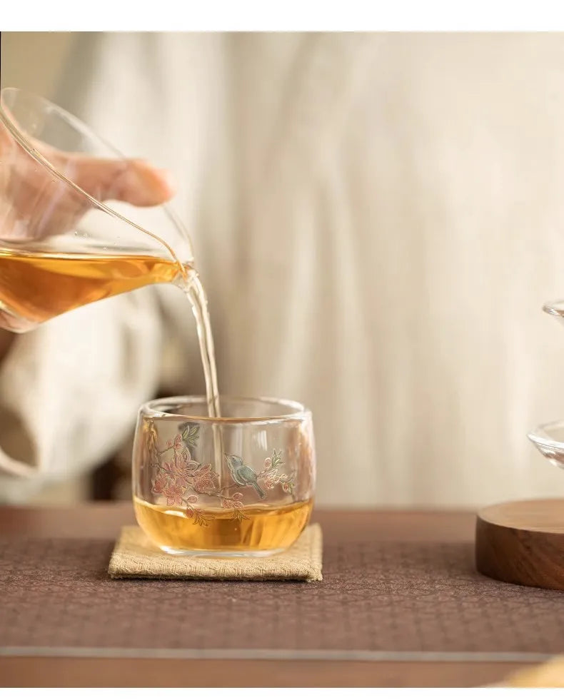 Household tea cup, personal master cup, Kung Fu tea set, heat-resistant tea cup, drinking tea cup