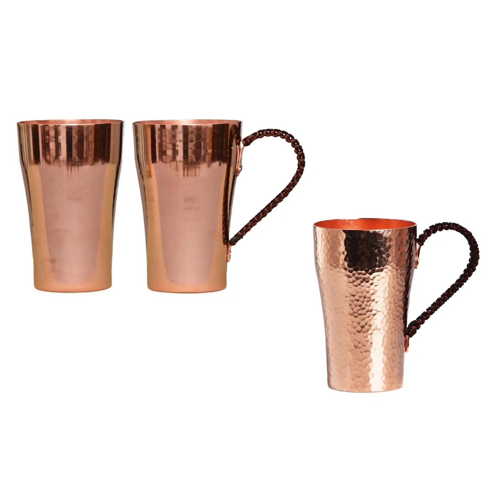 Pure Copper Cup 400ml Artisan Crafted Copper Mug Premium Drink Cup Luxury Coffee Mug for Kitchen Decor