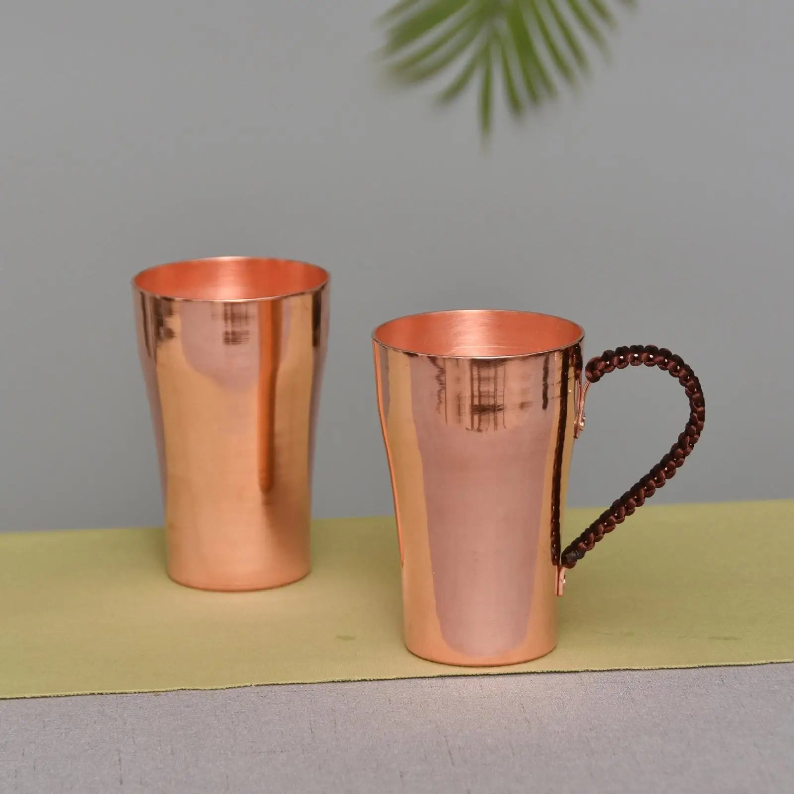 Pure Copper Cup 400ml Artisan Crafted Copper Mug Premium Drink Cup Luxury Coffee Mug for Kitchen Decor
