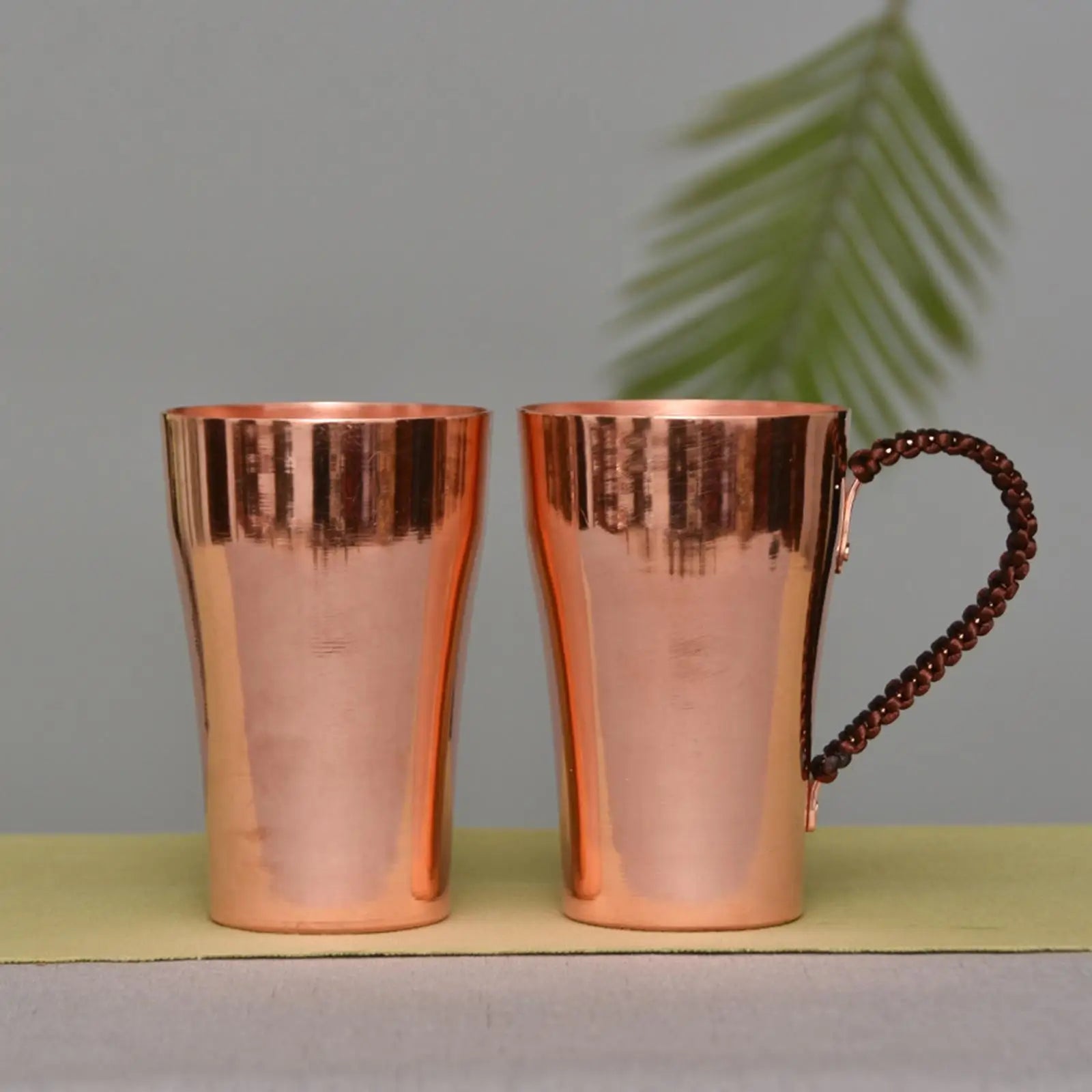 Pure Copper Cup 400ml Artisan Crafted Copper Mug Premium Drink Cup Luxury Coffee Mug for Kitchen Decor